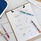 Wrapables Multi-Color 6-in-1 Retractable Ballpoint Pens for Home, Office, Stationery (Set of 8)